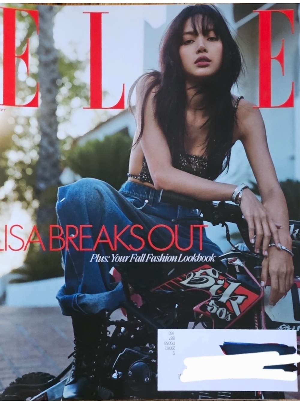Elle featuring Lisa of Blackpink